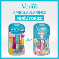 GILLETTE VENUS GILLETTE VENUS EXC. Gillette Venus Tropical Kullan At Tıraş Bıçağı 3 Adet 1 of 11
