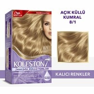 Wella Koleston Kit Saç Boyası Açık Küllü Kumral 8/1
