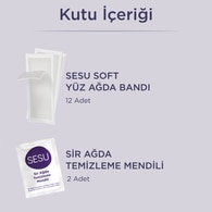 Sesu Soft Yüz Ağda Bandı 12 Adet