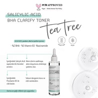 Skin401 -%2 Salisilik Asit BHA Arındırıcı, Gözenek Sıkılaştırıcı Siyah Nokta Karşıtı Tonik 200 ml