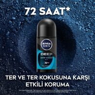 Nivea Deodorant Roll-On Erkek Deep Beat 50 ml