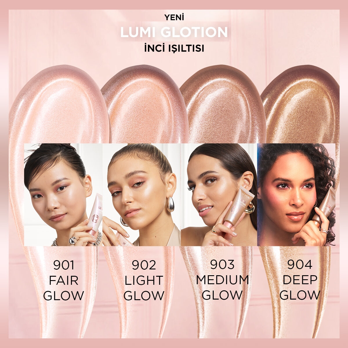  LOREAL PARIS LOREAL PARIS L'Oreal Paris Glotion All-In-One Doğal Işıltı 902 Light Glow  1 of 10 