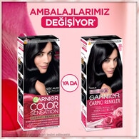Garnier Çarpıcı Renkler Saç Boyası 1.0 Ekstra Yoğun Siyah