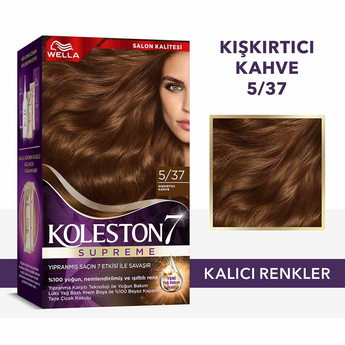  KOLESTON KOLESTON Wella Koleston Kit Saç Boyası Kışkırtıcı Kahve 5/37  1 of 9 