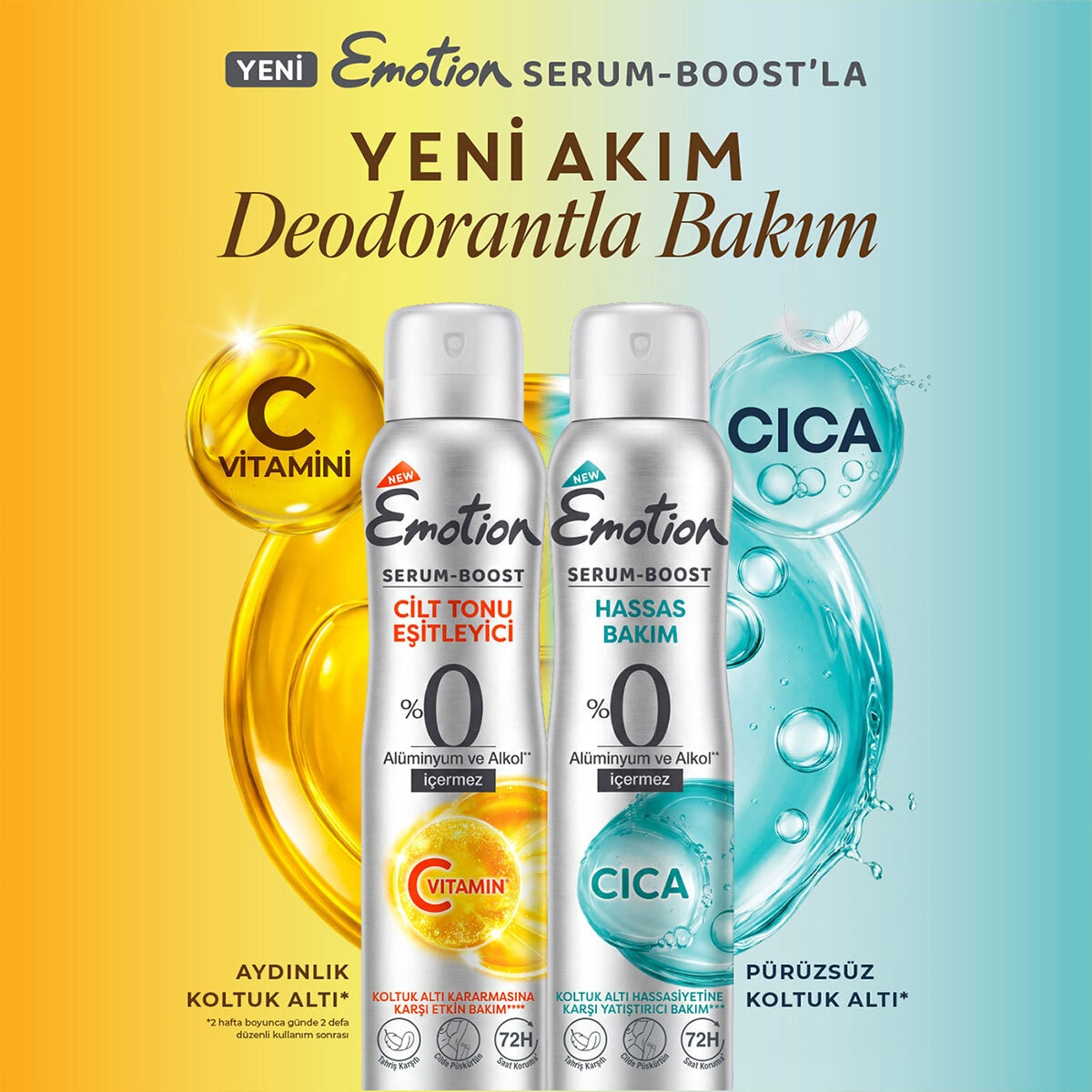  EMOTION EMOTION Emotion Serum Boost Cilt Tonu Eşitleyici Deodorant 150 ml  1 of 8 