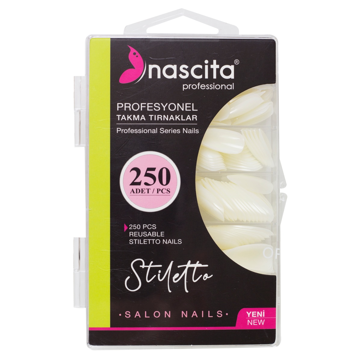NASCITA NASCITA Nascita Stiletto Profesyonel Takma Tırnak 250'li 1 of 1