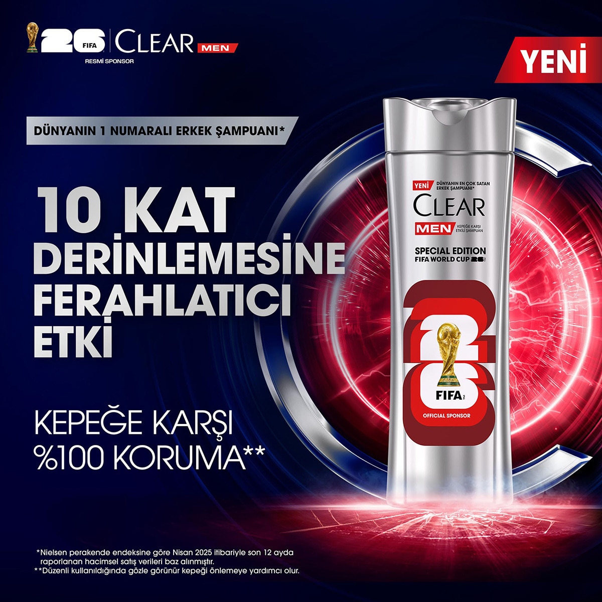 CLEAR CLEAR Clear Men Şampuan FIFA World Cup 330 ml 1 of 12