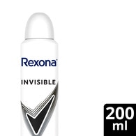 REXONA REXONA Rexona Kadın Sprey Deodorant Invisible Beyaz İz Sarı Leke Karşıtı 72 Saat Kesintisiz Üstün Koruma 200 ml