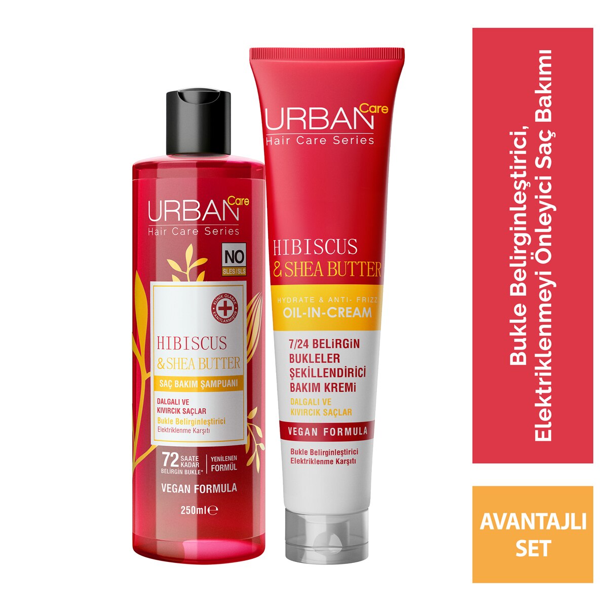  URBAN CARE EXC. URBAN CARE EXC. Urban Care Hibiscus Şampuan & Durulanmayan Saç Kremi   1 of 7 