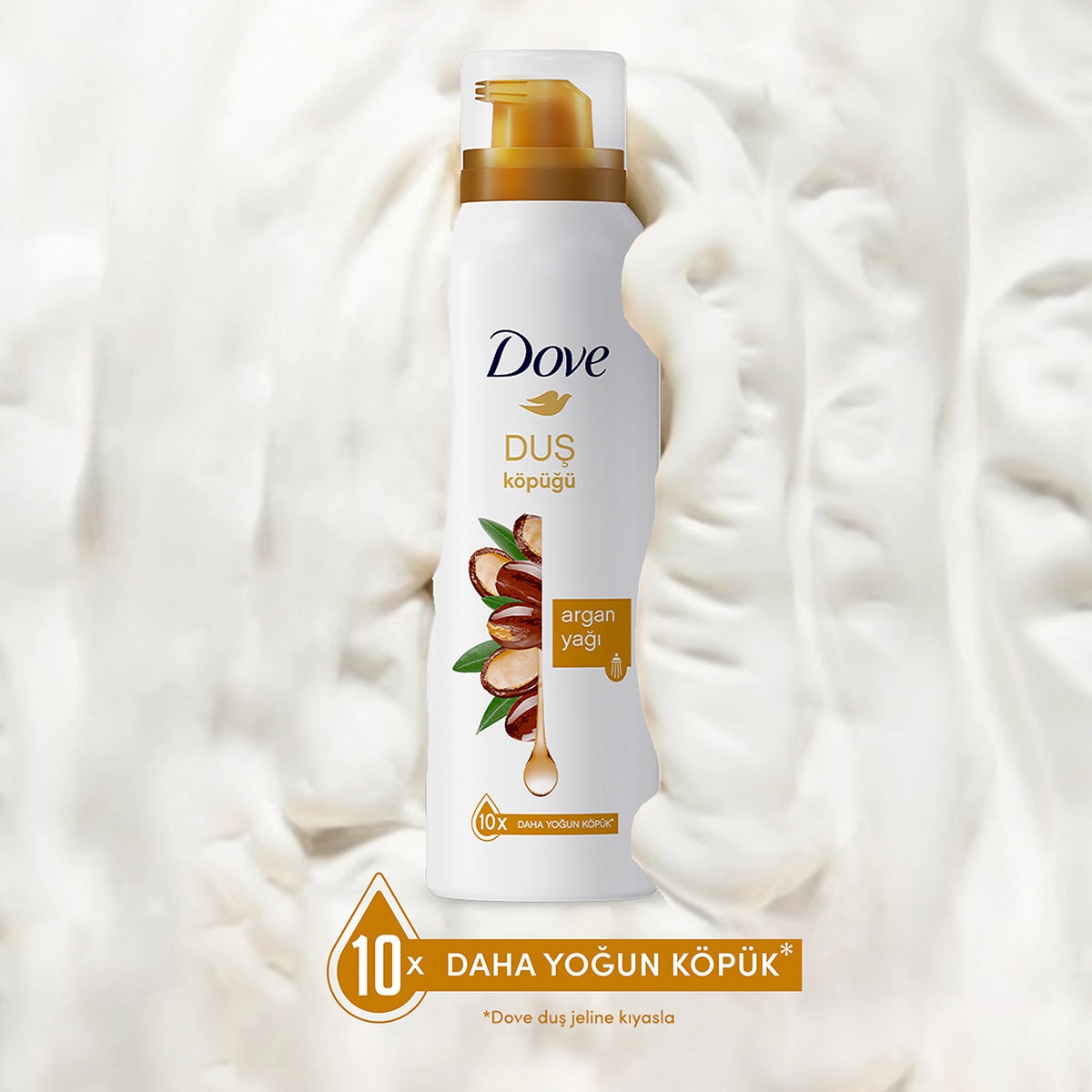 DOVE DOVE Dove Argan Yağı Köpük Duş Jeli 200 ml 1 of 5