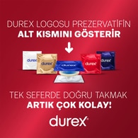 Durex Yakın Hisset XL İnce Prezervatif 16'lı