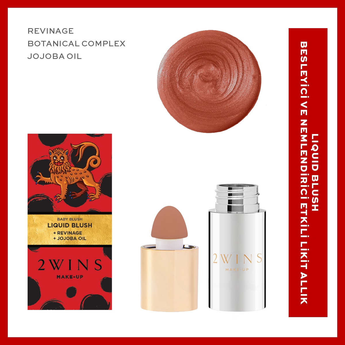 undefined 2WINS MAKE UP 2Wins Make Up Likit Allık Cocoa Shimmer 1 of 8