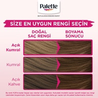  PALETTE PALETTE Palette Işıltılı Transparan Renkler Fındık Kumral 6-5  1 of 9 