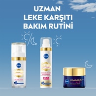 NIVEA VISAGE NIVEA VISAGE Nivea Luminous630 Güneş Korumalı Leke Karşıtı SPF50 Gündüz Yüz Kremi 40 ml Hyaluronik Asit, E Vitamini 1 of 8