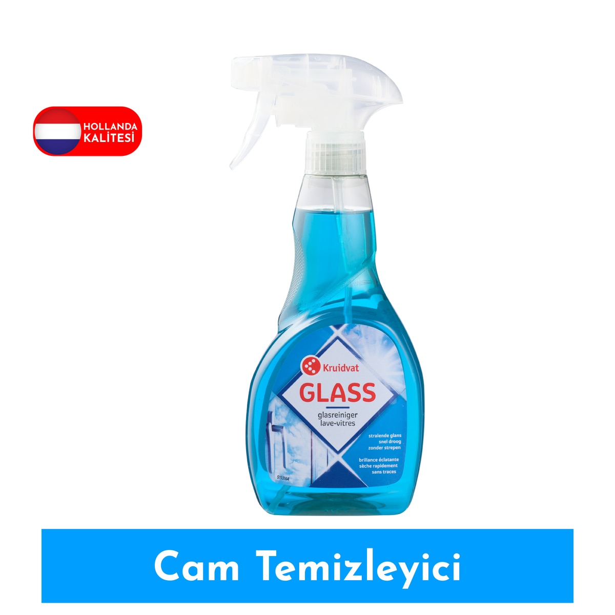  KRUIDVAT KRUIDVAT Kruidvat Cam Yüzey Temizleyici Sprey 500 ml  Kruidvat Cam Yüzey Temizleyici Sprey 500 ml