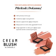Pastel Cream Blush Krem Allık 44 Blossom