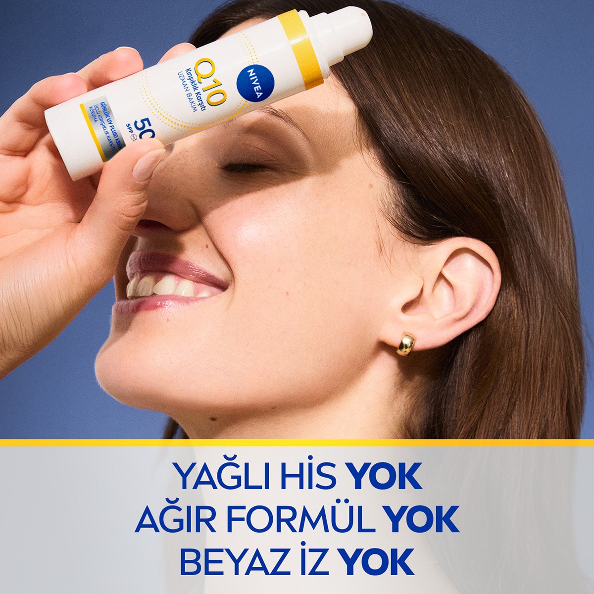  NIVEA VISAGE NIVEA VISAGE Nivea Q10 SPF50 Gündüz Yüz Bakım Kremi 40 ml Kırışıklık Karşıtı  1 of 7 