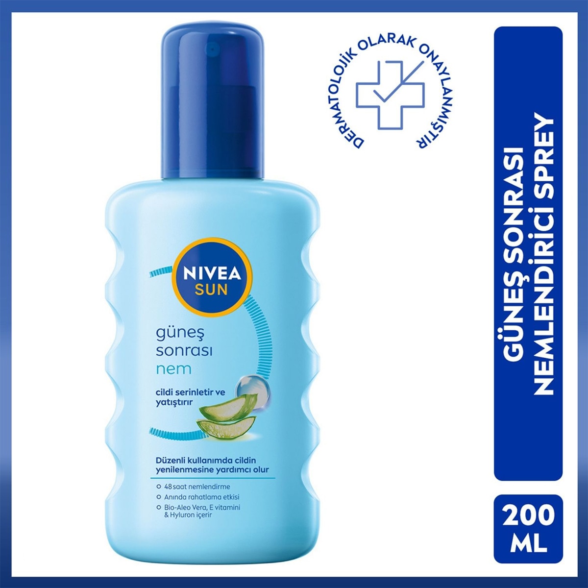 NIVEA SUN NIVEA SUN Nivea Sun Güneş Sonrası Nem Güneş Sonrası Spreyi 200 ml 1 of 7