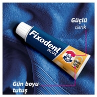  FIXODENT FIXODENT Fixodent Plus Güçlü Isırık Protez Yapıştırıcı 40 g  1 of 11 