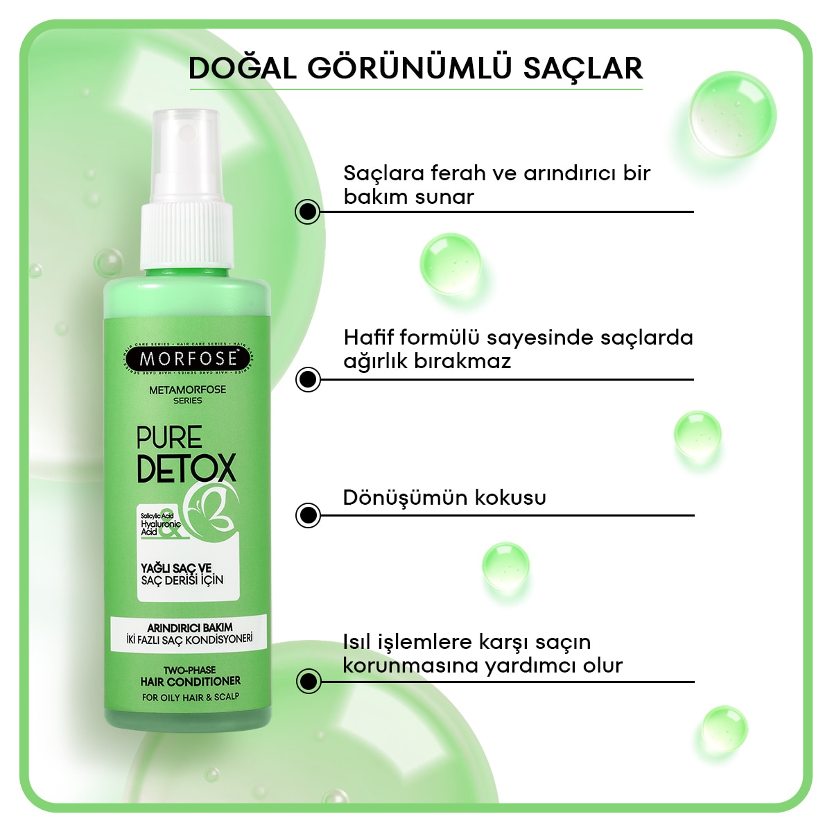  MORFOSE MORFOSE Morfose Metamorfose Arındırıcı Bakım İki Fazlı Saç Kondisyoneri 200 ml  1 of 7 