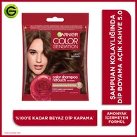GARNIER GARNIER Garnier Color Shampoo Retouch 5.0 Light Brown  1 of 1