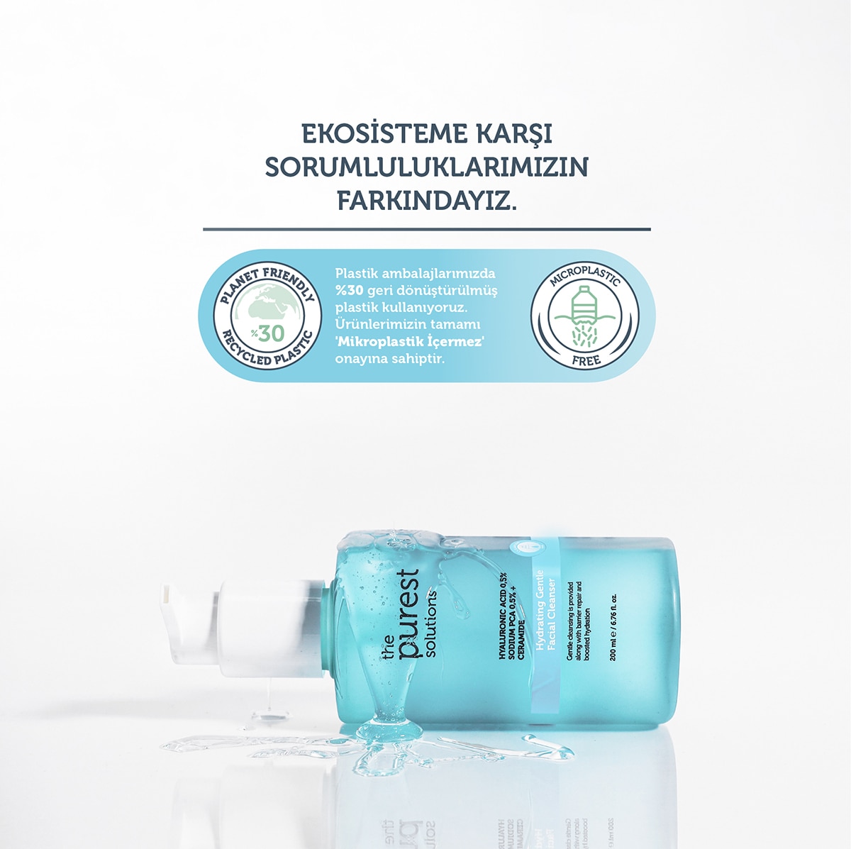  THE PUREST SOLUTIONS THE PUREST SOLUTIONS The Purest Solutions Nemlendirici Temizleyici 200 ml  1 of 5 