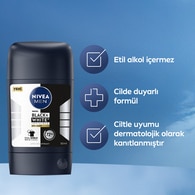  NIVEA DEO NIVEA DEO Nivea Deodorant Stick Black & White Epic Night Erkek 50 ml  1 of 7 