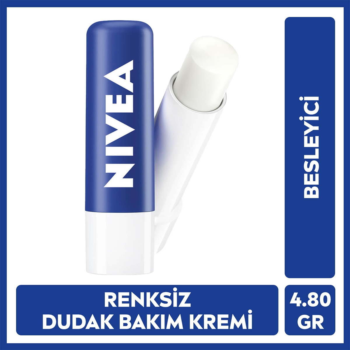 NIVEA LIP CARE NIVEA LIP CARE Nivea Dudak Bakım Kremi Original 4,8 g 24 Saat Nem Shea Yağı 1 of 6