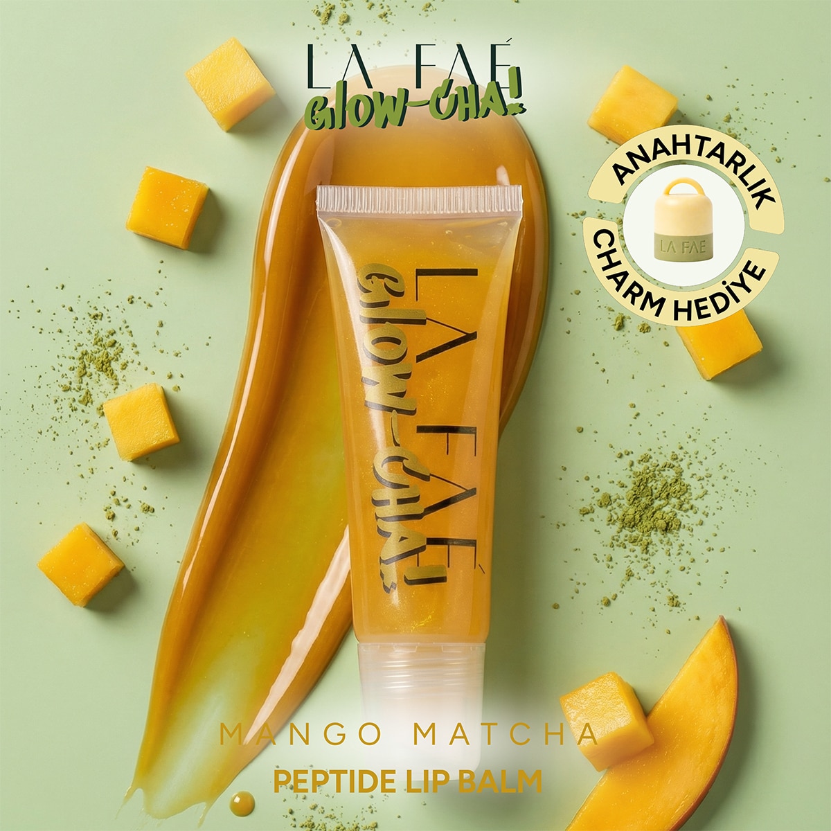 LA FAE LA FAE La Faé Mango Matcha Peptide Lip Balm 1 of 5