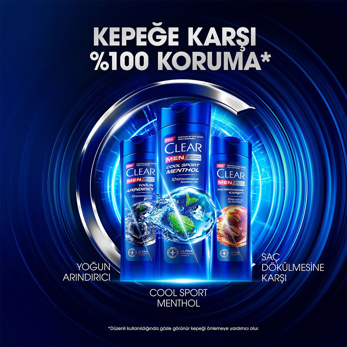  CLEAR CLEAR Clear Men Şampuan Cool Sport Menthol 500 ml  1 of 10 