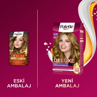 Palette Deluxe Yoğun Renkler Saç Boyası 8-01 Küllü Açık Kumral