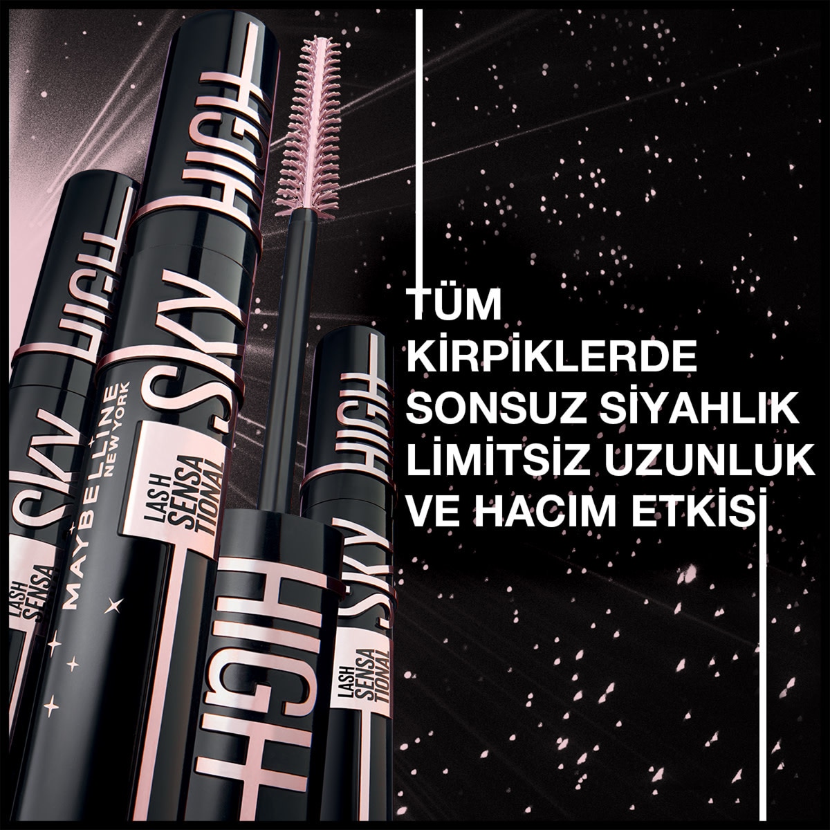 MAYBELLINE MAYBELLINE Maybelline New York Sky High Maskara Cosmic Black 1 of 5