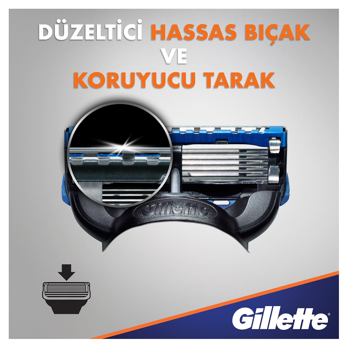 GILLETTE GILLETTE Gillette Fusion Proglide Yedek Tıraş Bıçağı 4 Adet 1 of 26