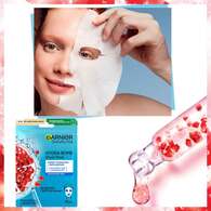 Garnier Nem Bombası Kağıt Maske Nar Özü