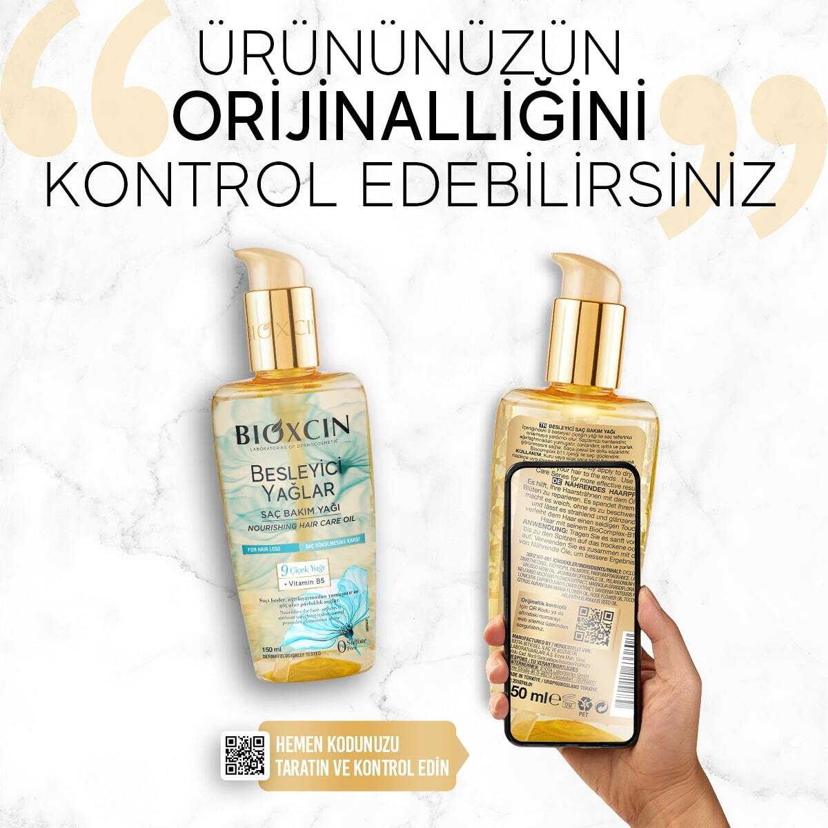  BIOXCIN BIOXCIN Bioxcin Saç Bakım Yağı Besleyici Yağlar 100 ml  1 of 8 