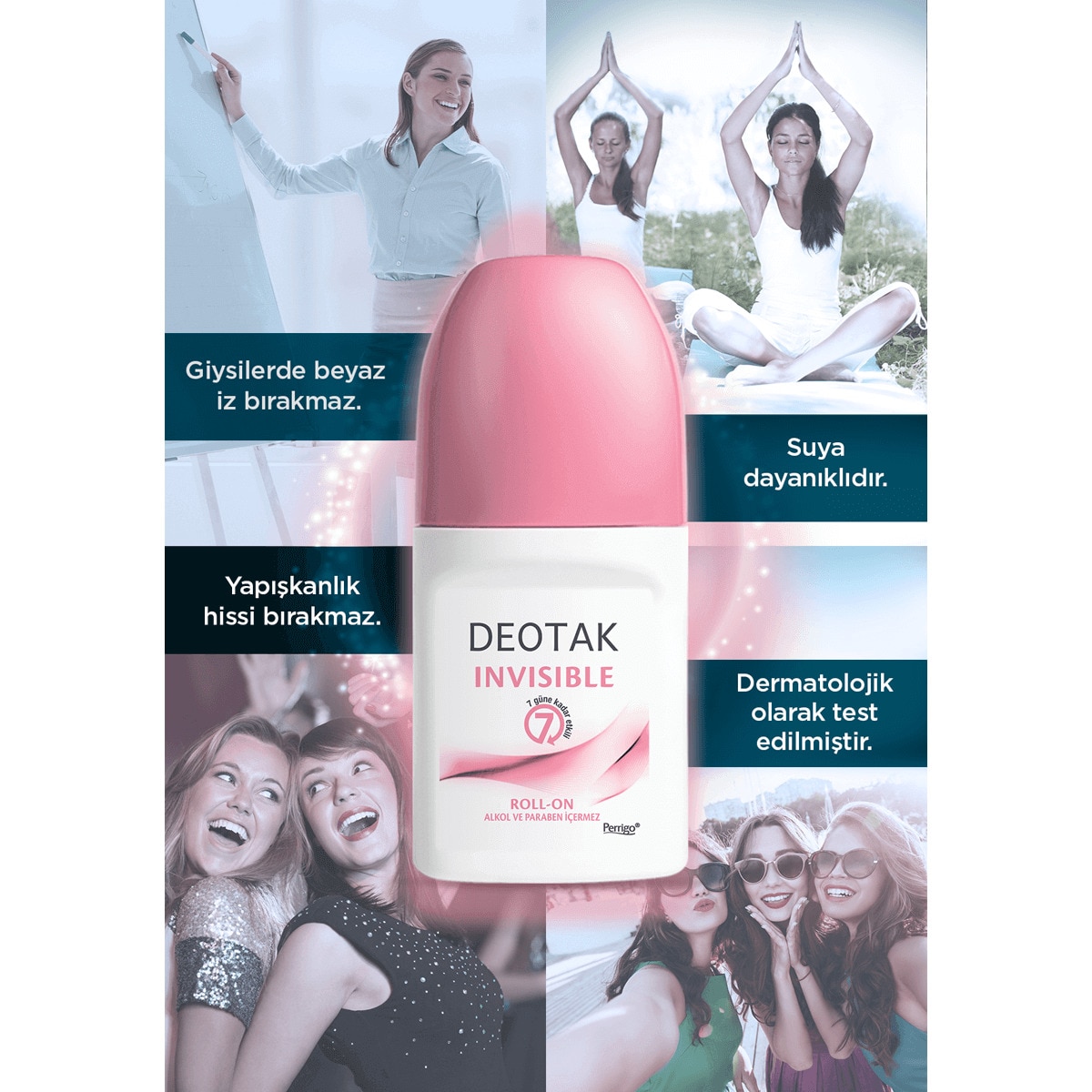  DEOTAK DEOTAK Deotak Invisible Kadın Roll-On 35 ml  1 of 5 