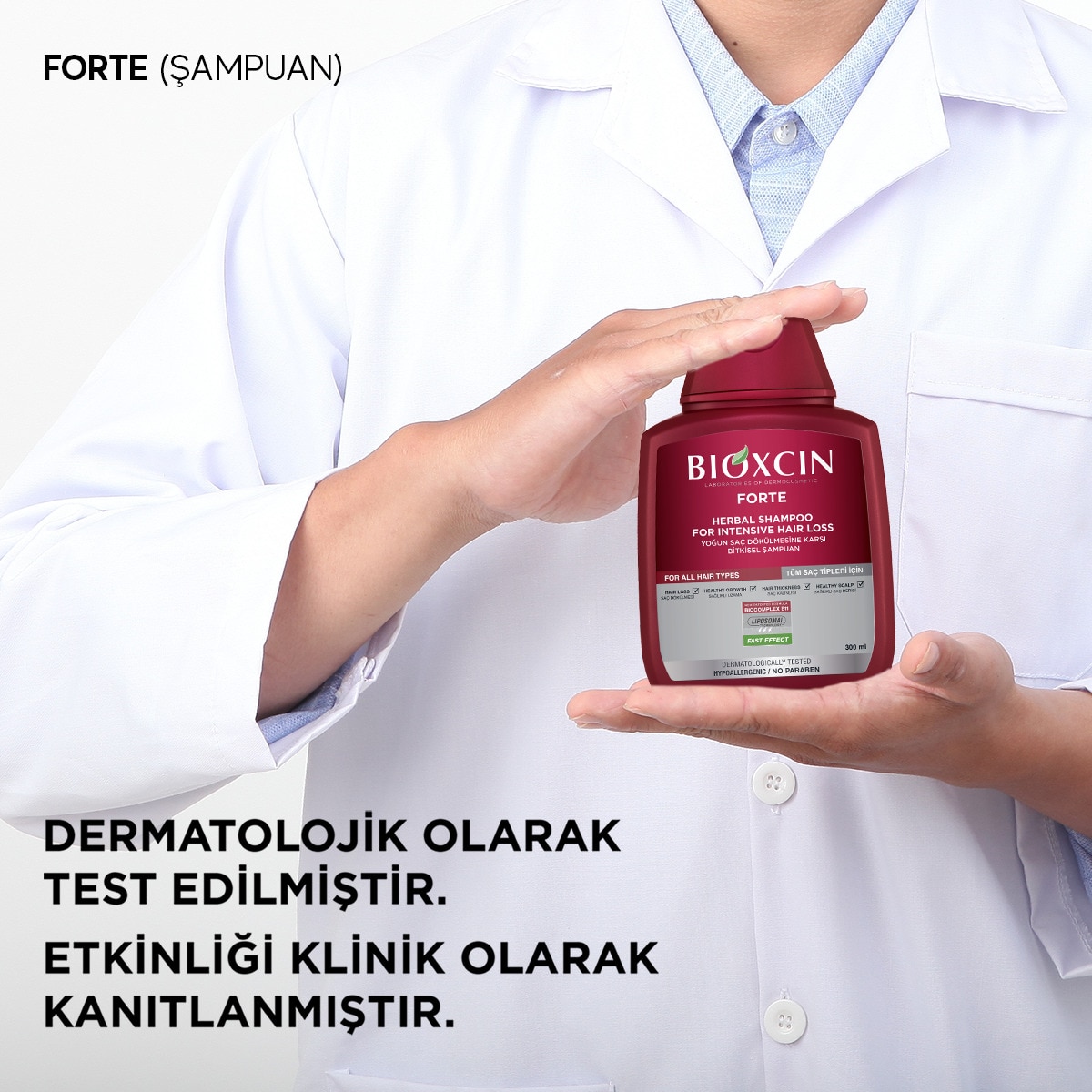  BIOXCIN BIOXCIN Bioxcin Forte Şampuan Yoğun Saç Dökülmesine Karşı 300 ml  1 of 7 