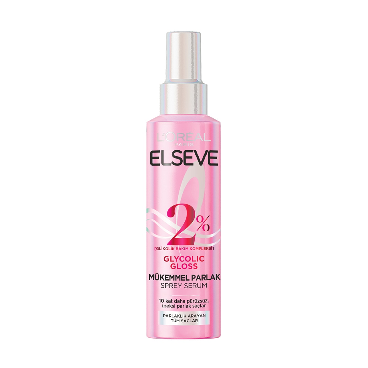 ELSEVE ELSEVE L'Oreal Paris Elseve Glycolic Gloss Mükemmel Parlaklık Veren Saç Bakım Sprey Serumu 150 ml 1 of 10