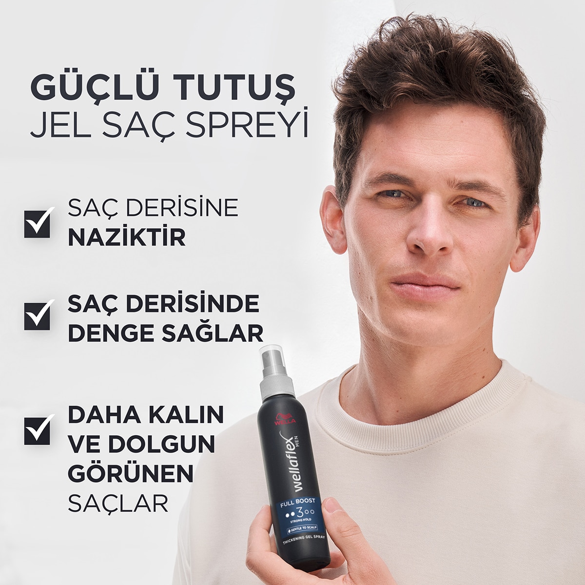 WELLA WELLA Wellaflex Full Boost Jel Spray Güçlü 150 ml 1 of 7