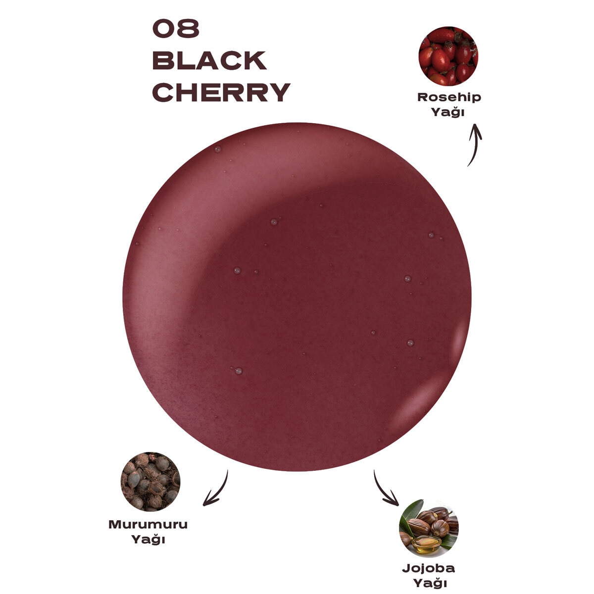  GOLDEN ROSE GOLDEN ROSE Golden Rose Sweet Kiss Lip Oil Gloss No: 08  1 of 6 