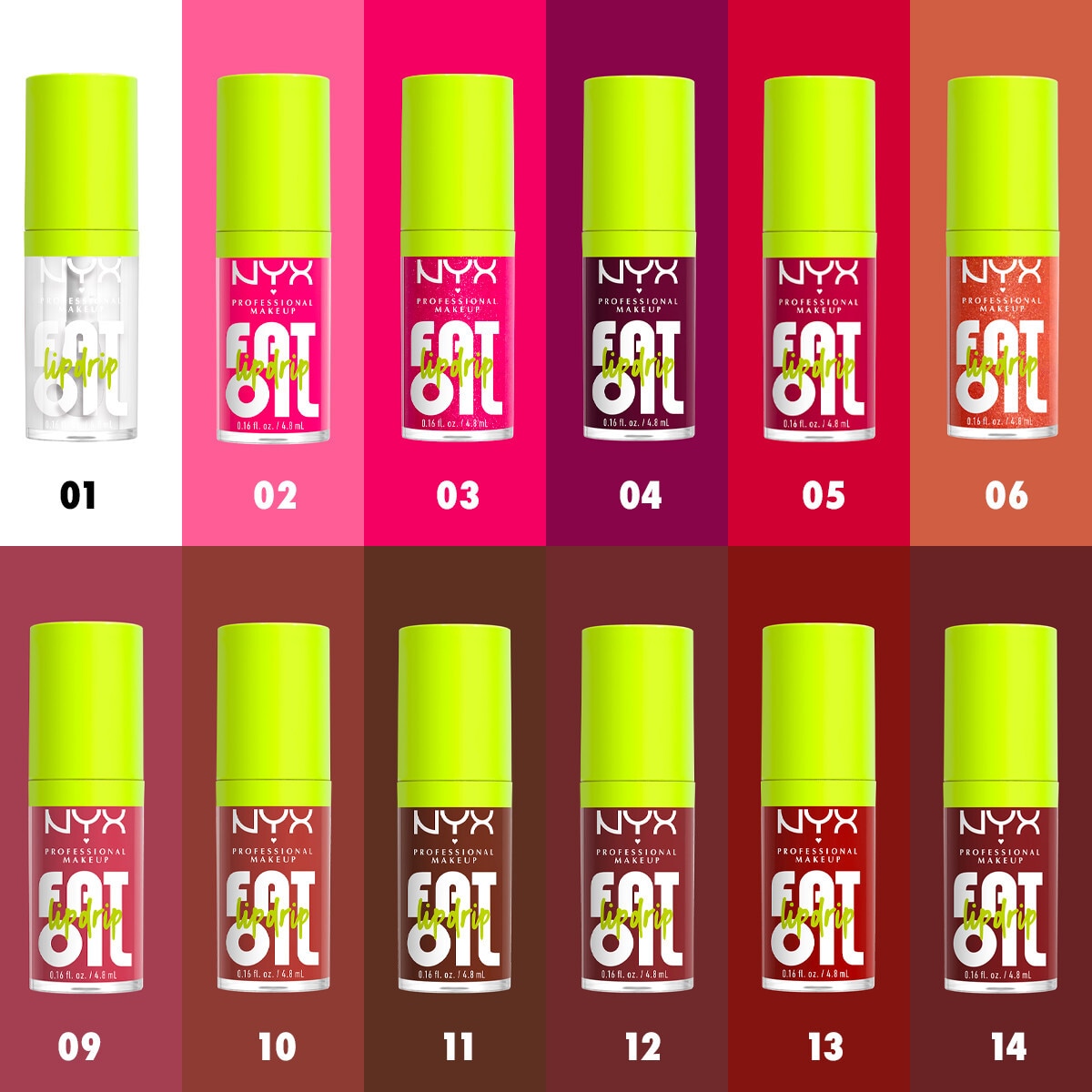 NYX NYX Nyx Professional Makeup Fat Oil Lip Drip Parlatıcı Dudak Yağı Sprinkle Sprinkle 1 of 7