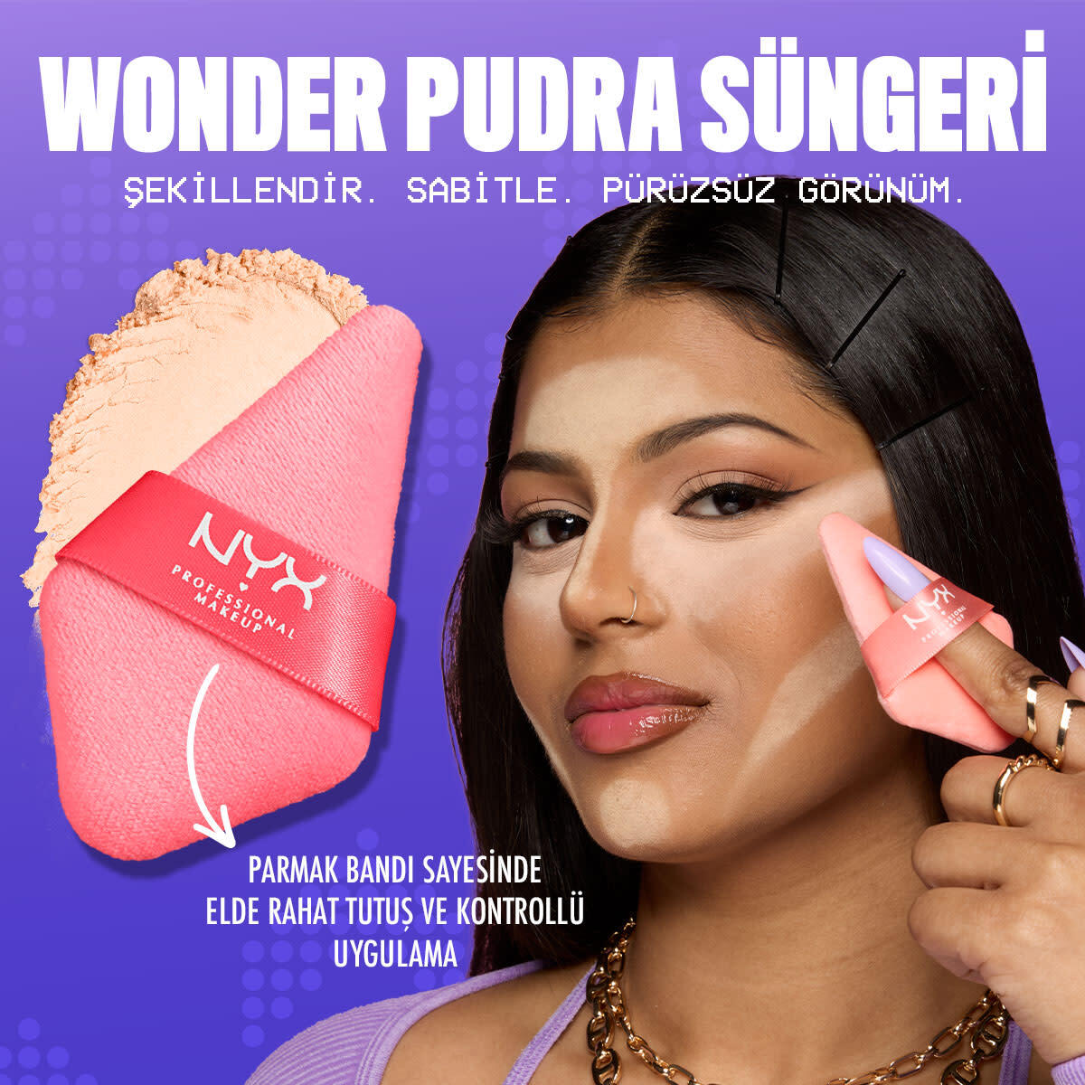 NYX Nyx Professional Makeup Powder Puff Pudra Süngeri 1483440