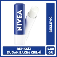  NIVEA LIP CARE NIVEA LIP CARE Nivea Dudak Bakım Kremi Original 4,8 g 24 Saat Nem Shea Yağı  1 of 1 