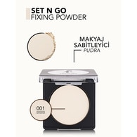 Flormar Set'n Go Nemlendirici & Parlama Önlemeye Yardımcı Sabitleyici Kompakt Pudra 001 Banana