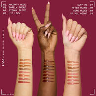 NYX NYX Nyx Professional Makeup Lip Lingerie Stain Dudak Kalemi 02 Naughty Nude 1 of 11
