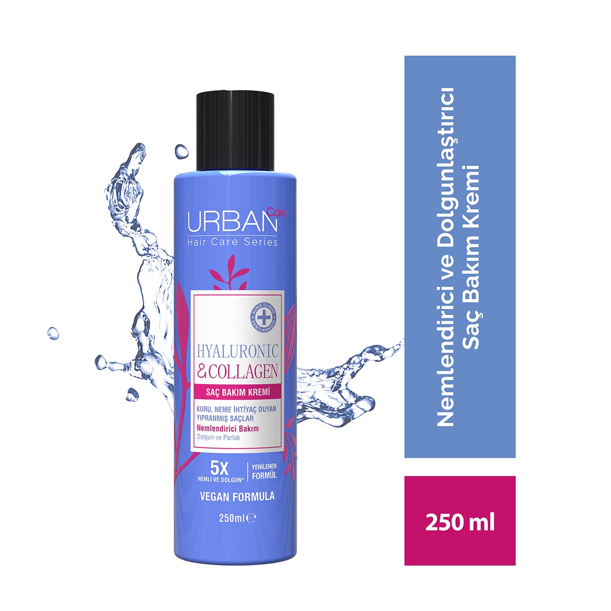 URBAN CARE URBAN CARE Urban Care Hyaluronic Acid & Collagen Ekstra Dolgunlaştırıcı Saç Bakım Kremi 250 ml 1 of 6