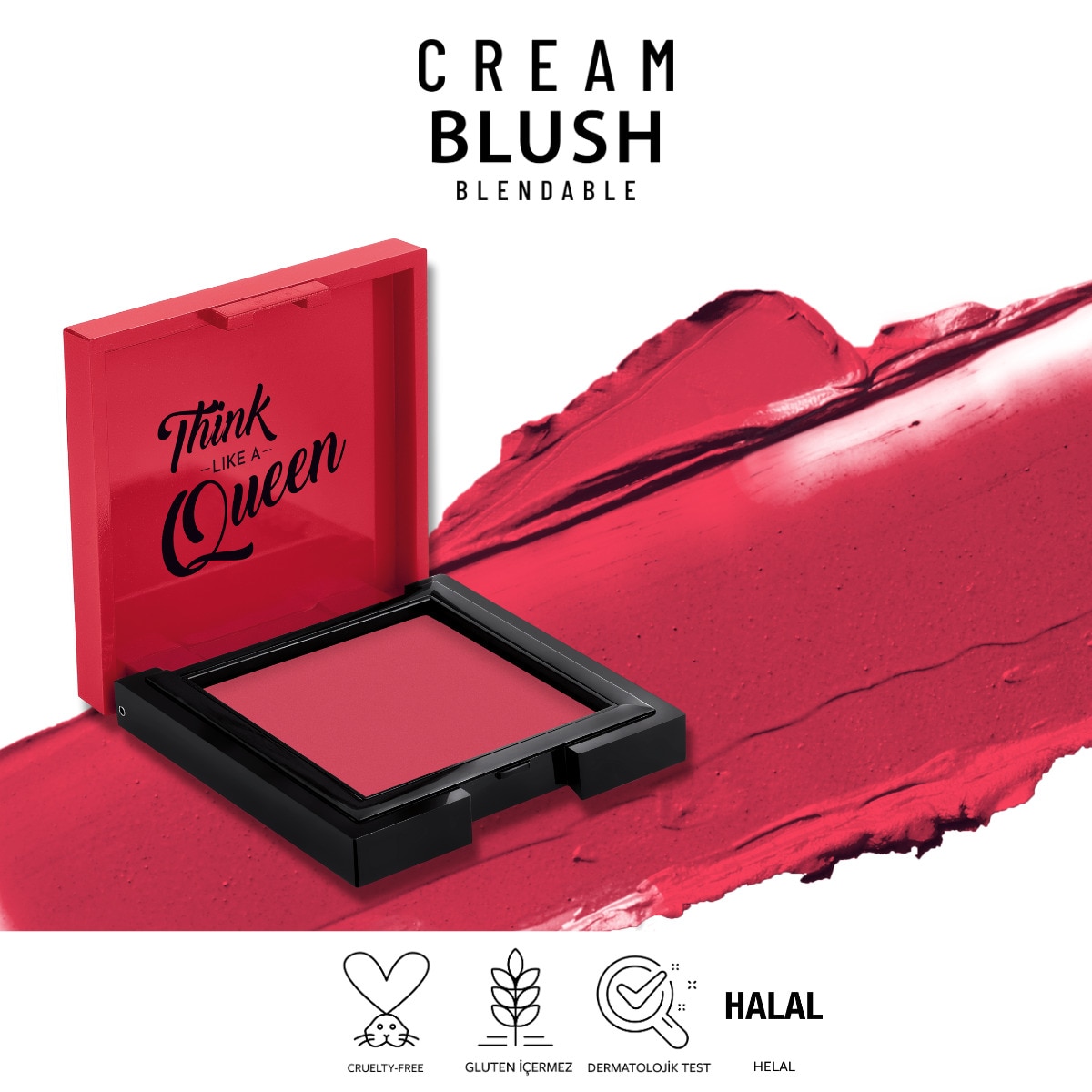  PASTEL PASTEL Pastel Cream Blush Krem Allık 48 Romance  1 of 8 