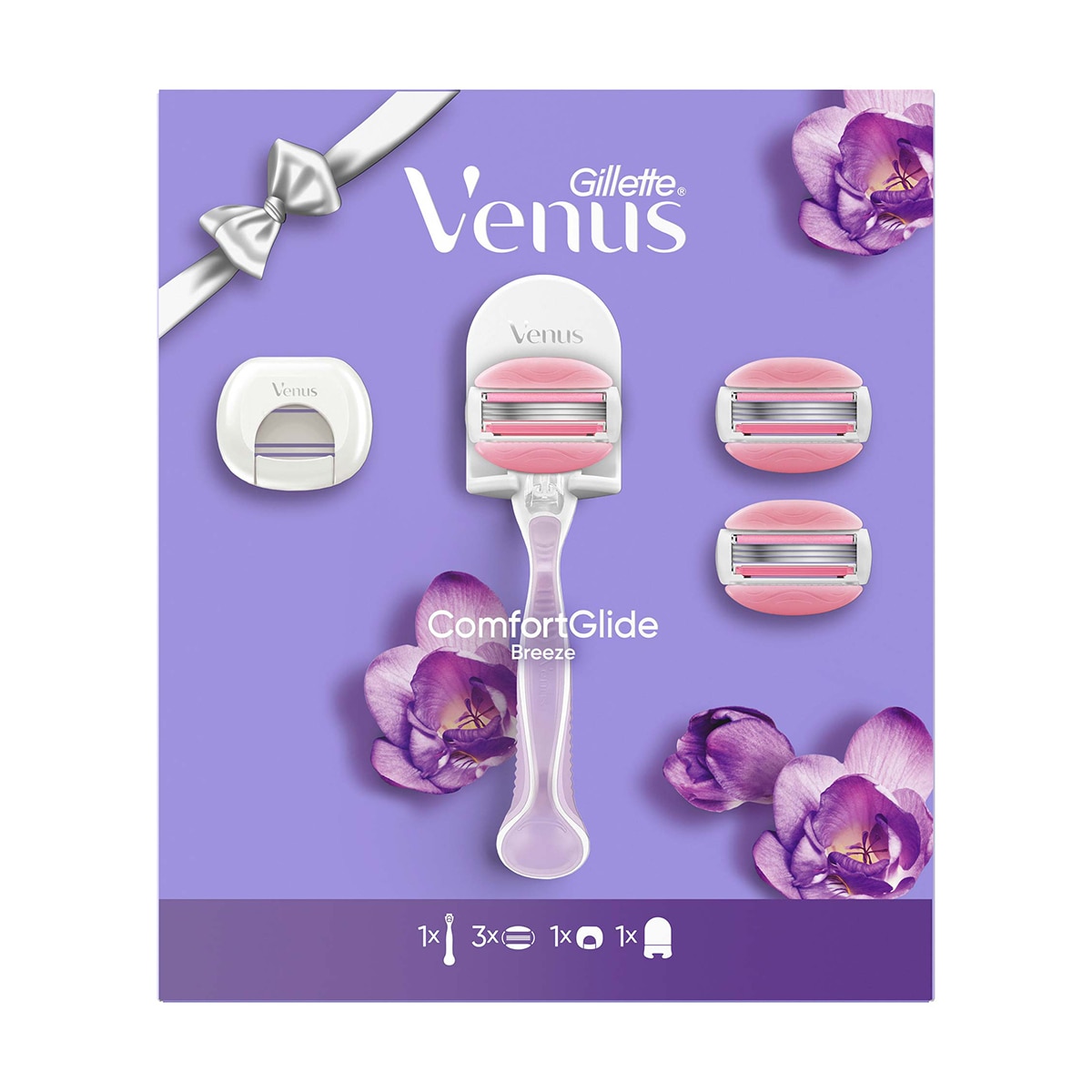 GILLETTE VENUS GILLETTE VENUS Gillette Venus Comfortglide Makine + 3 Yedek Bıçak Seti 1 of 10