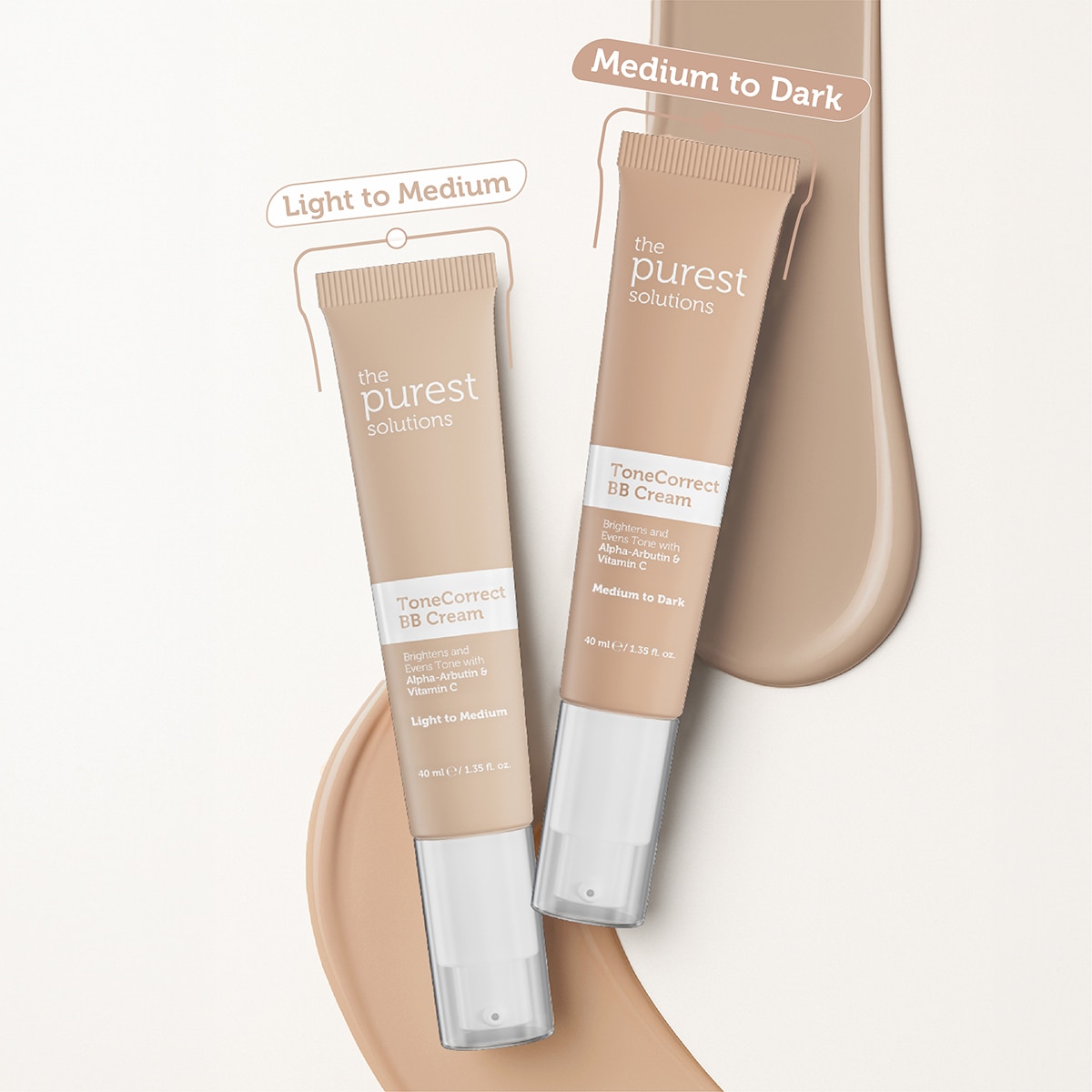  THE PUREST SOLUTIONS THE PUREST SOLUTIONS The Purest Solutions Tone Corrector BB Krem Medium 40 ml  1 of 6 