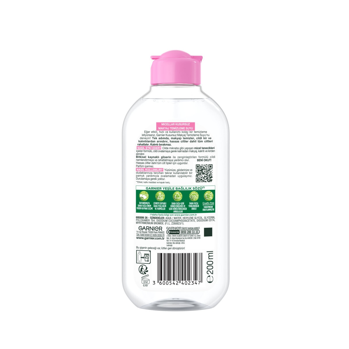  GARNIER GARNIER Garnier Micellar Kusursuz Makyaj Temizleme Suyu 200 ml  1 of 6 